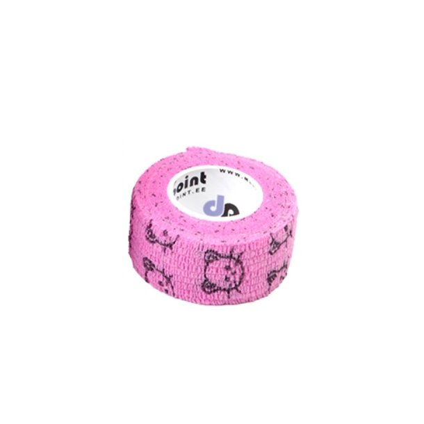 MP bandage, 2,5cmx4,5m, pink